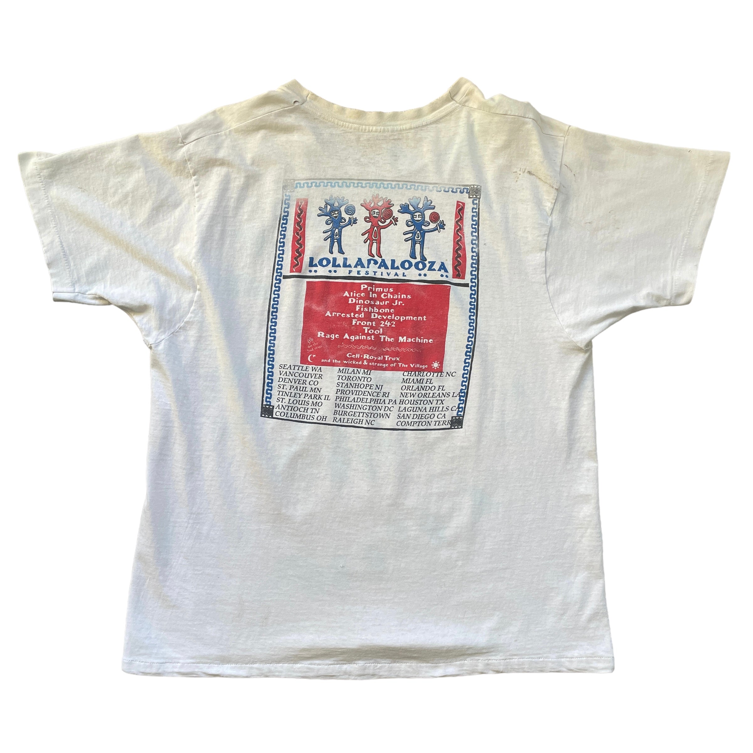 Vintage Lollapalooza Thrashed T-Shirt - FRESH KILLS VINTAGE