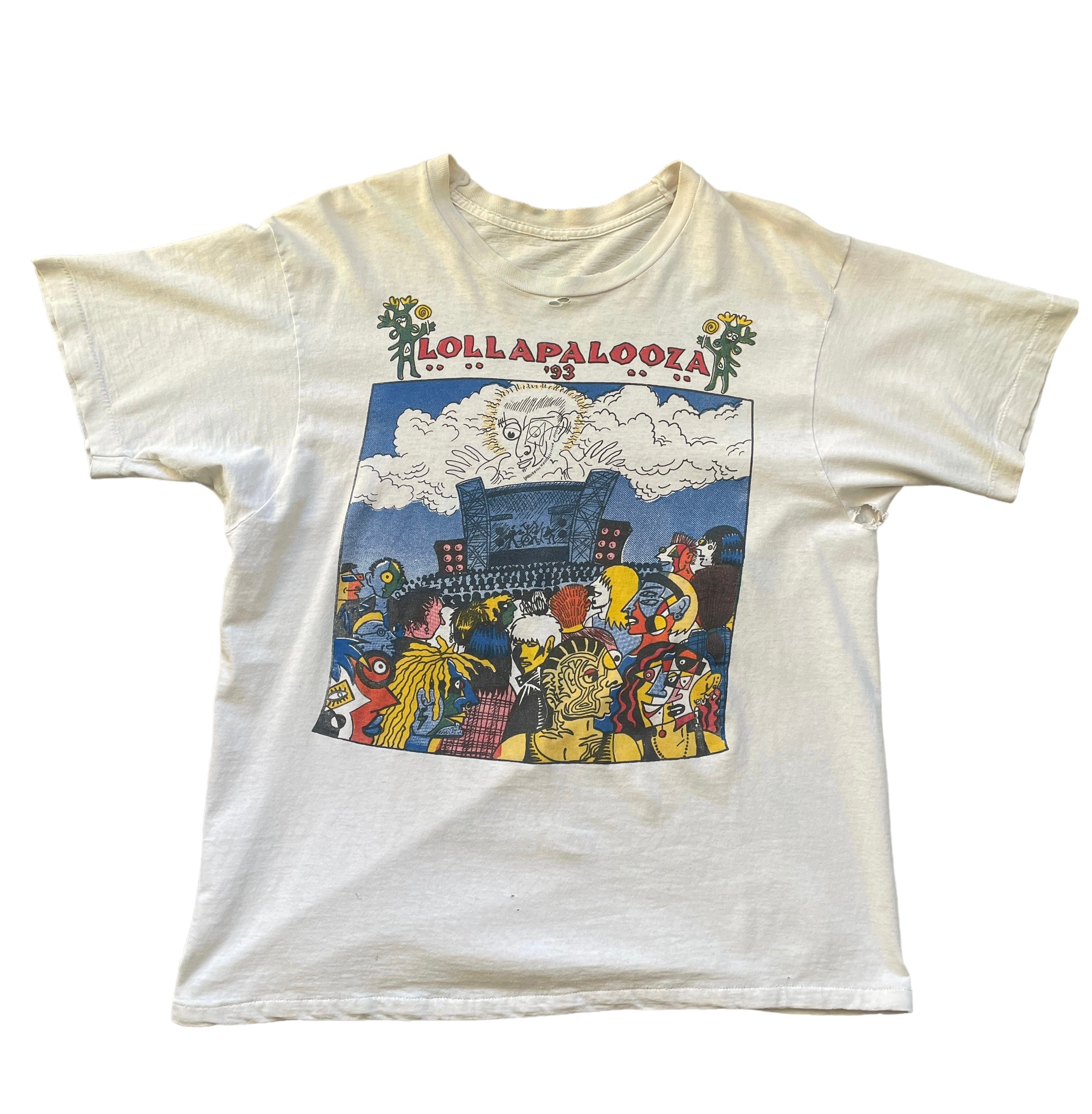 Vintage Lollapalooza Thrashed T-Shirt - FRESH KILLS VINTAGE