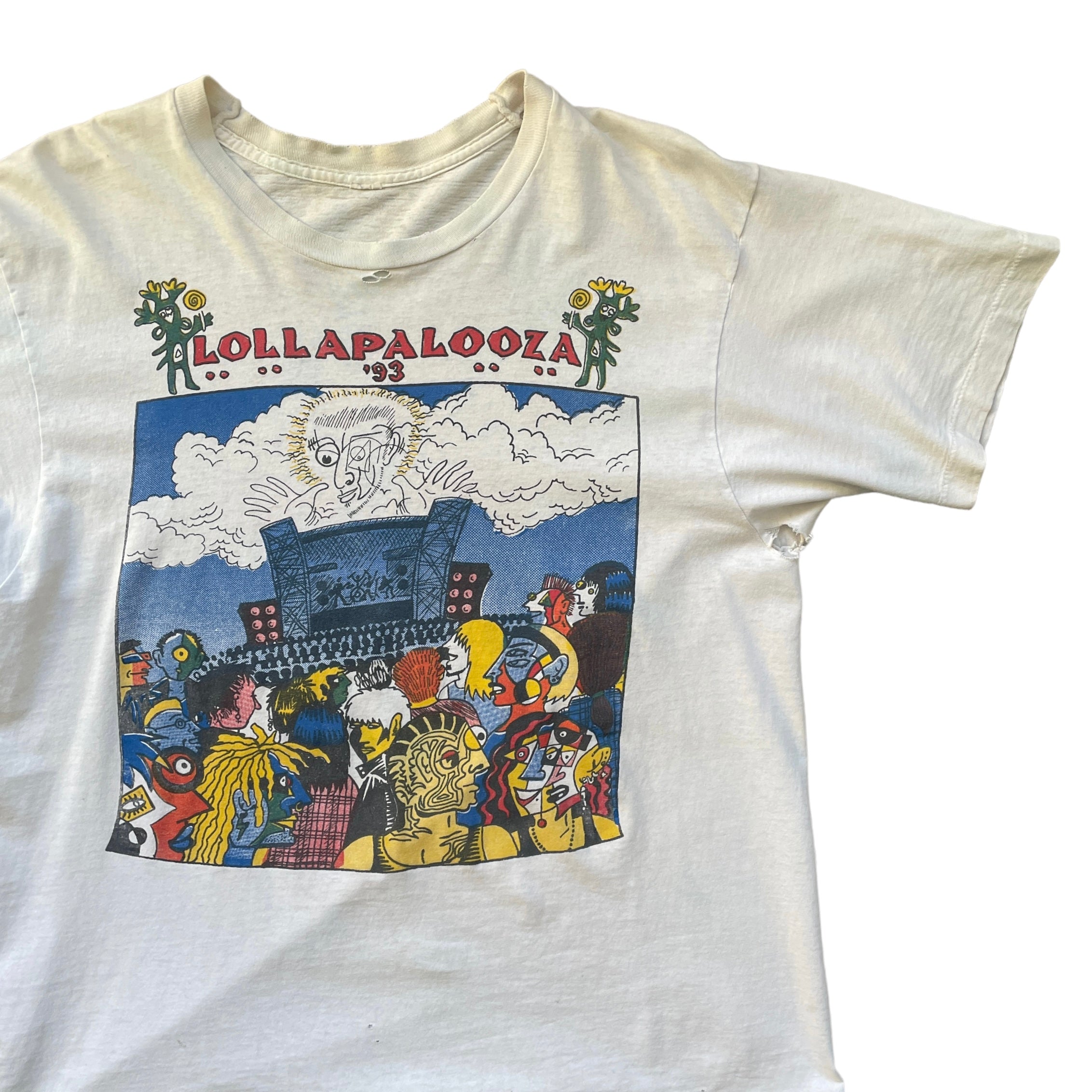 Vintage Lollapalooza Thrashed T-Shirt - FRESH KILLS VINTAGE