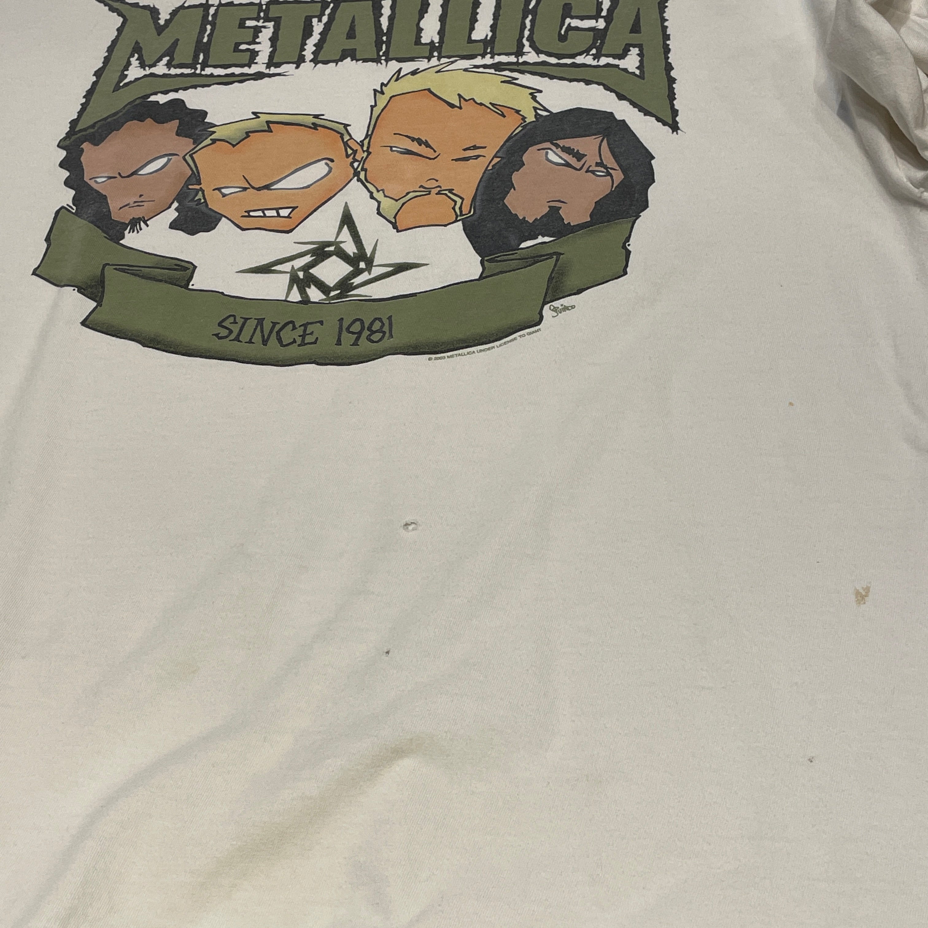 2003 Metallica Jersey Shirt – WyCo Vintage